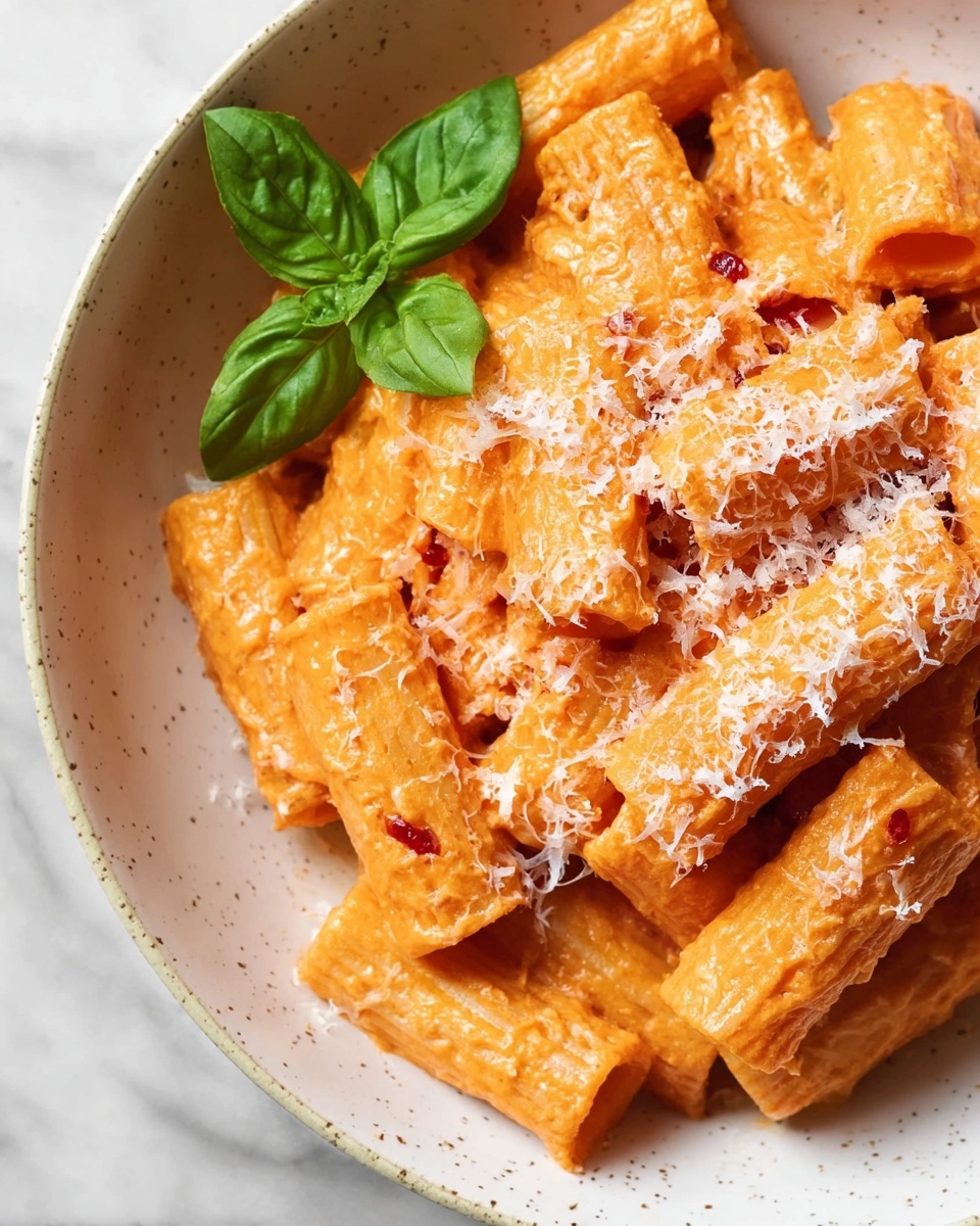 Easy Pink Sauce Pasta Recipe - Recipe Image