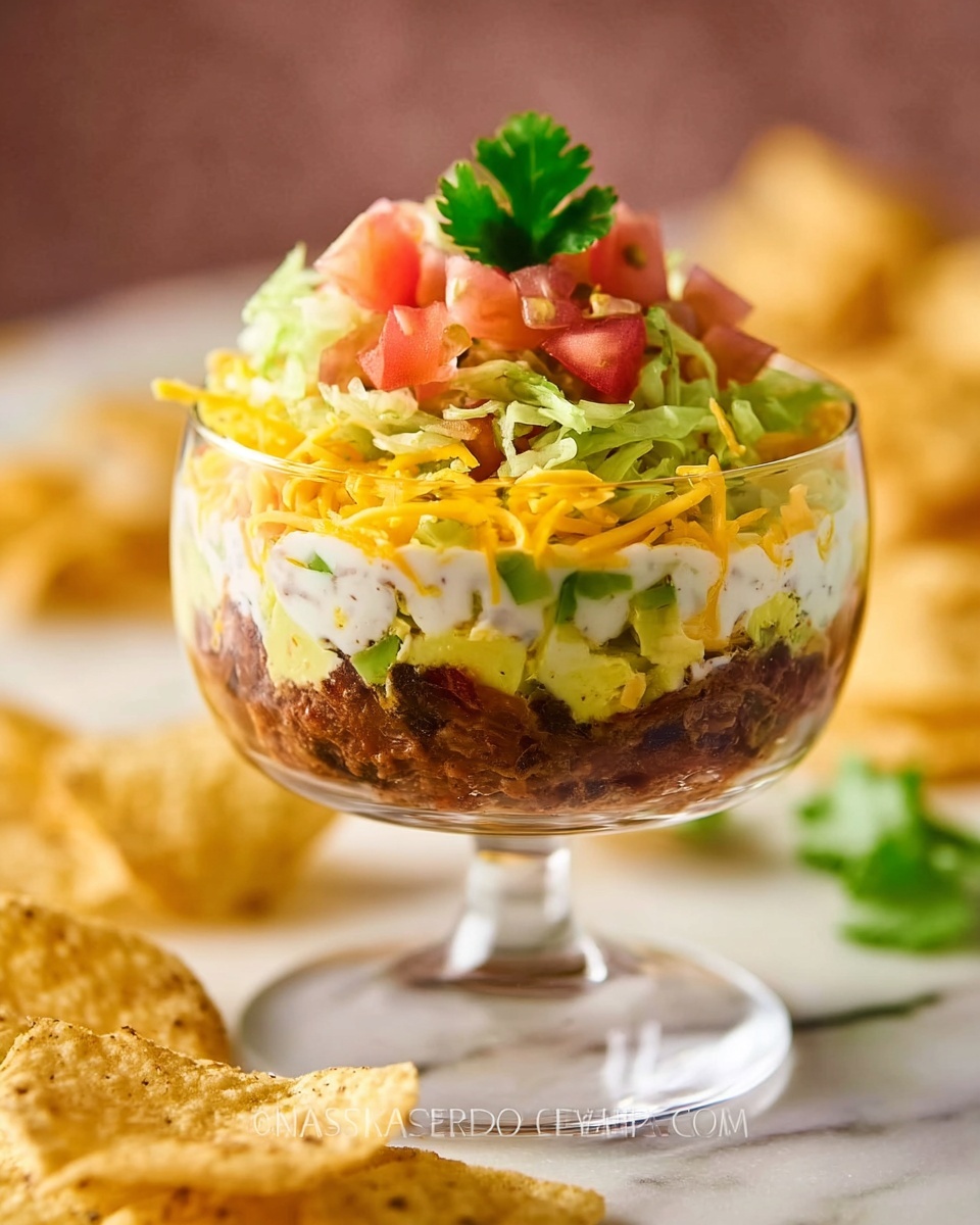 Taco Salad Dip Recipe - Recipe Image