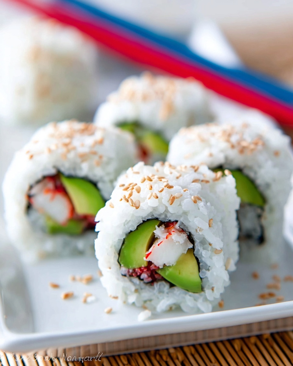 Sushi Rice and California Rolls Recipe - Recipe Image