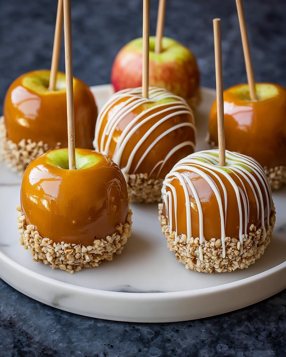 Easy Caramel Apples Recipe - Recipe Image