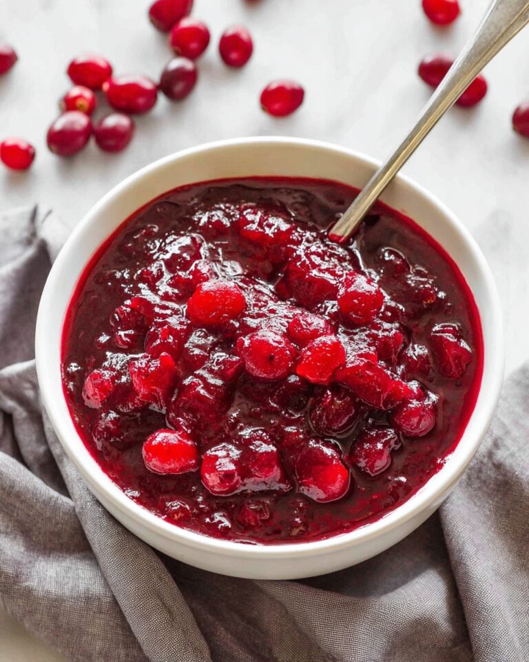 Homemade Cranberry Sauce Recipe