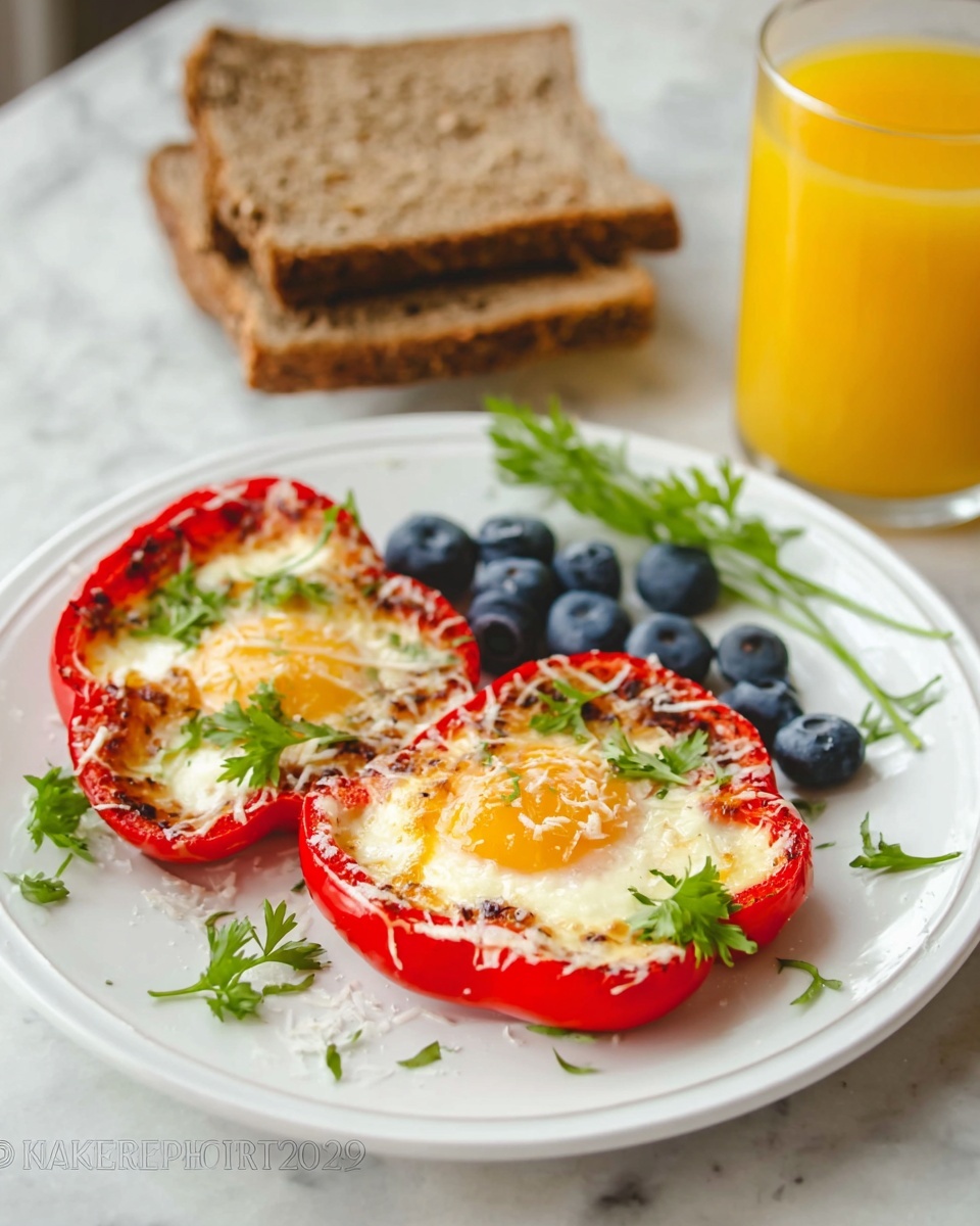 Bell Pepper Egg-in-a-Hole Recipe - Recipe Image