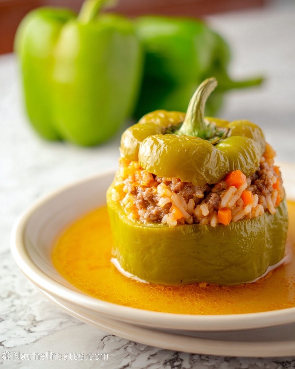 Beef Stuffed Bell Peppers Recipe - Recipe Image