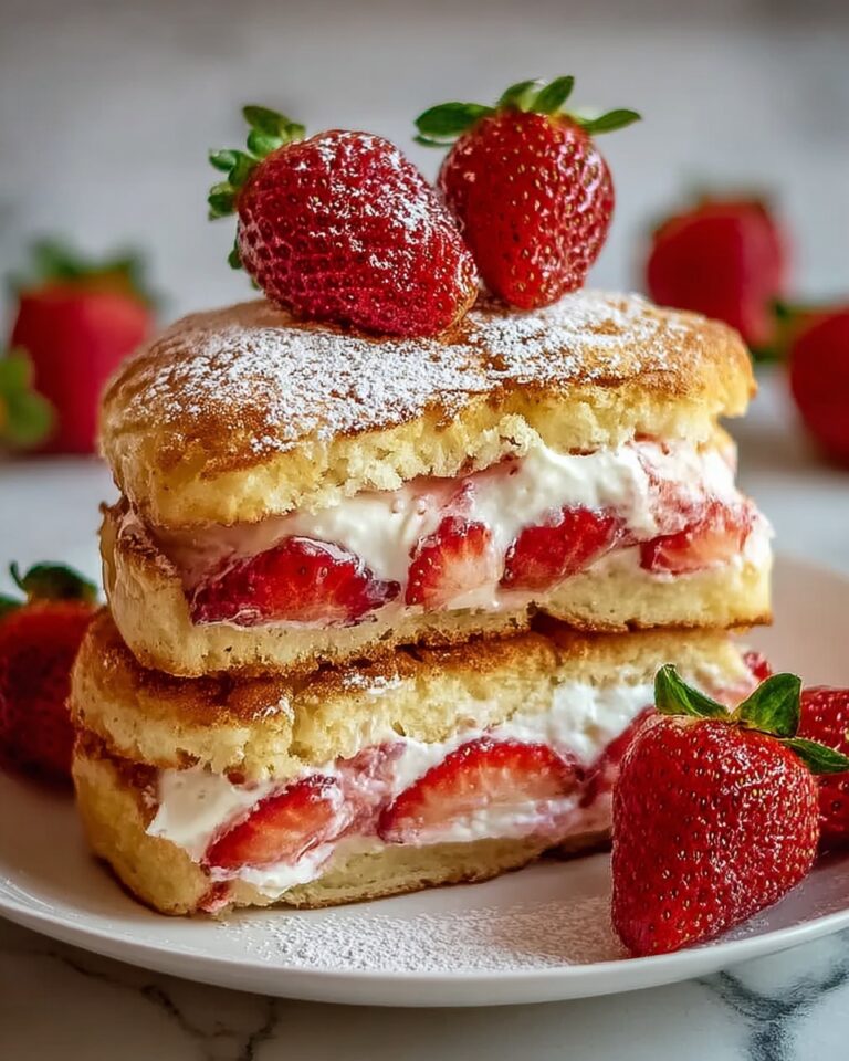 Strawberry Cheesecake Stuffed French Toast Recipe