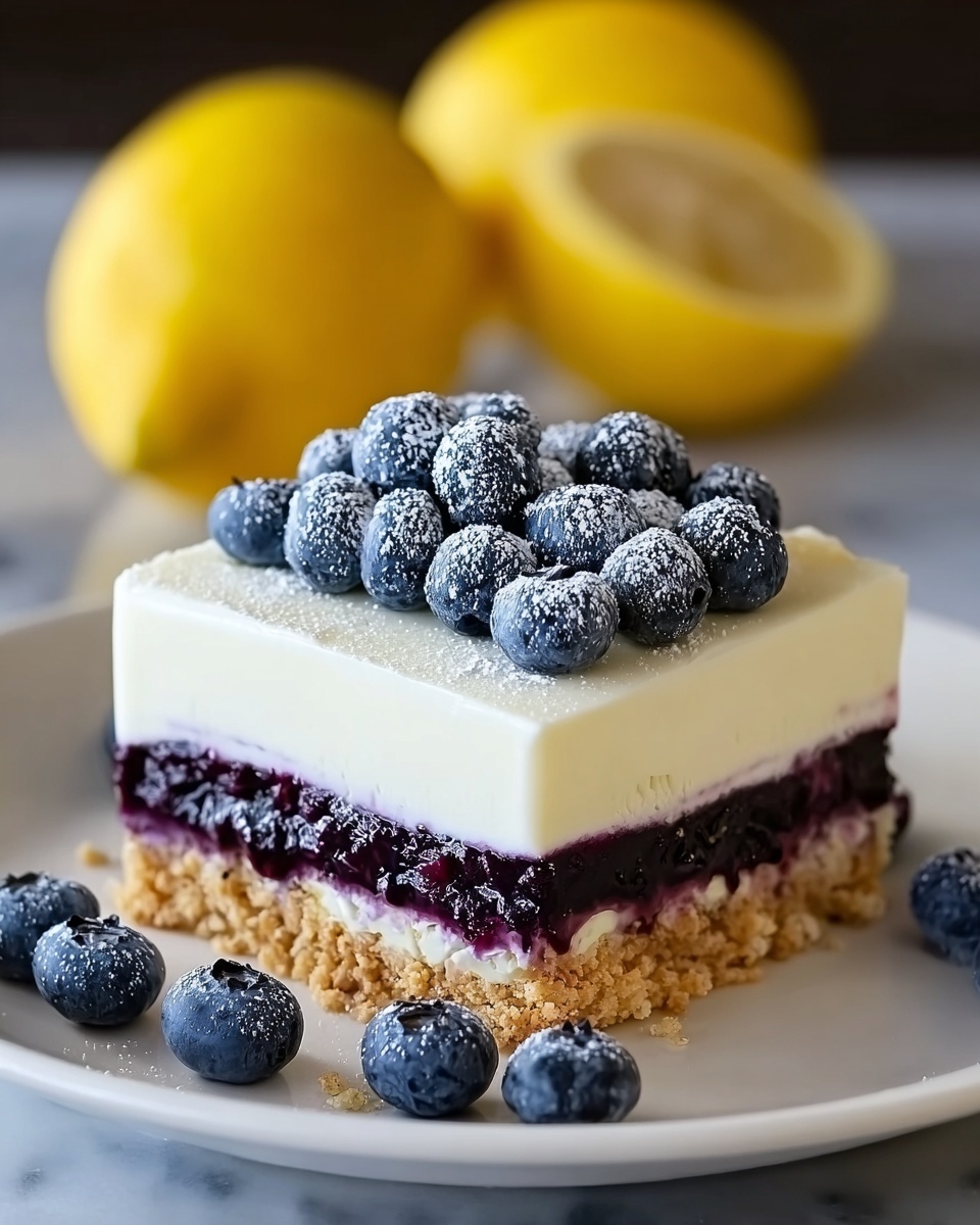 Lemon Blueberry Sheet Cake – A Summery Delight for Every Occasion Recipe - Recipe Image