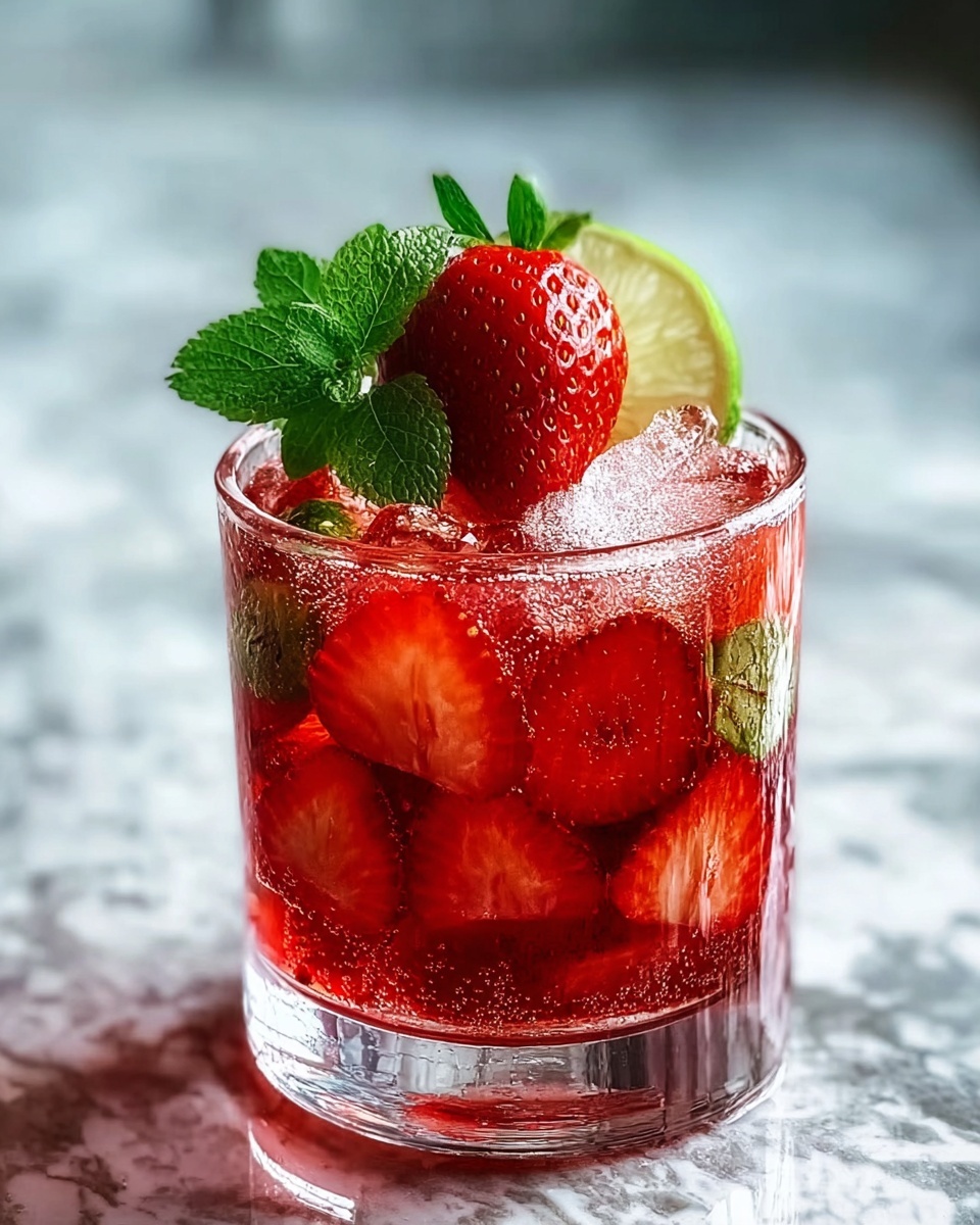 Viral & Refreshing Strawberry Dirty Sprite Recipe - Recipe Image