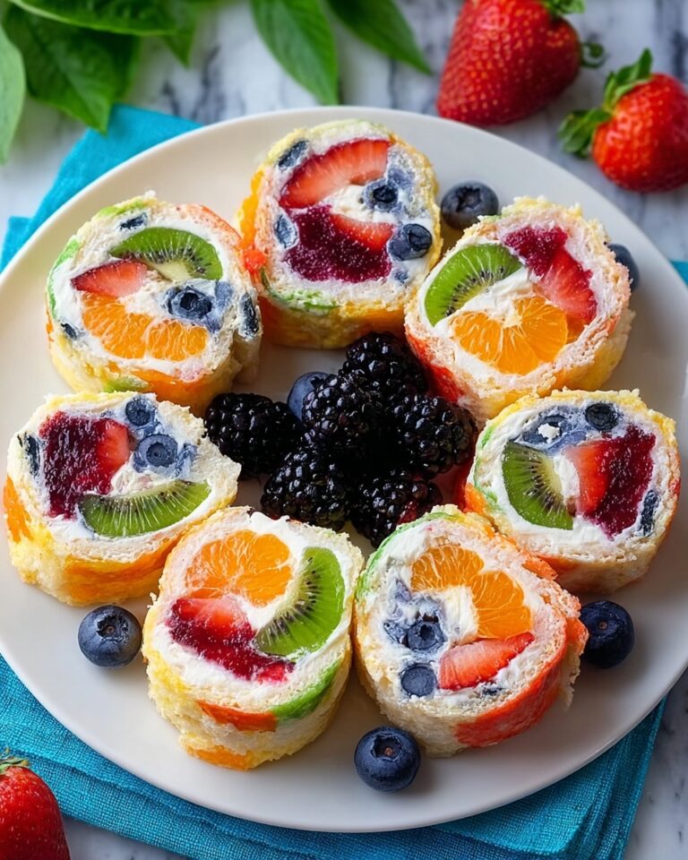 Cheesecake Fruit Salad Roll Ups Recipe