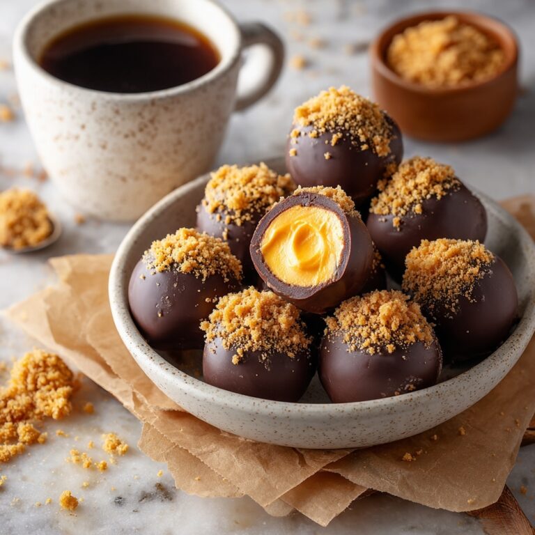 Chocolate-Dipped Pumpkin Cheesecake Truffles Recipe
