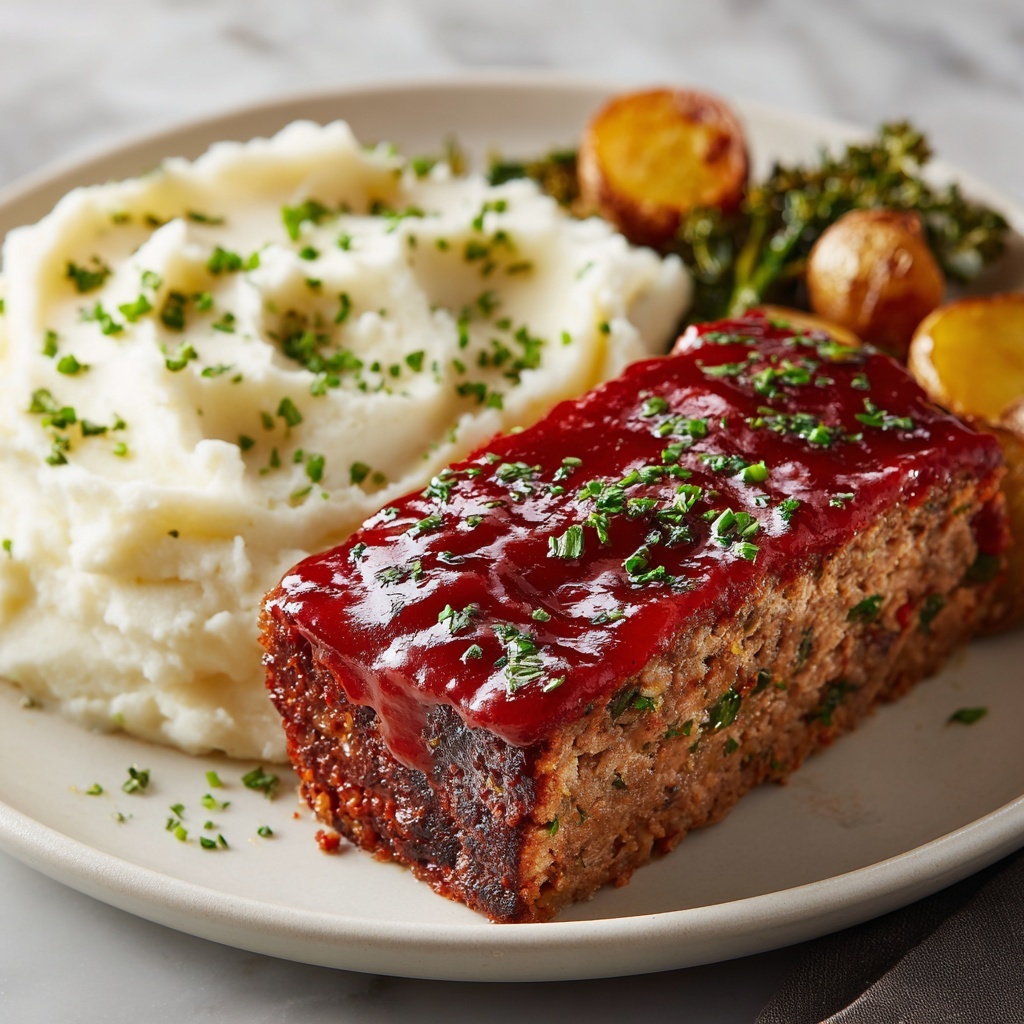 Classic Meatloaf with Tangy Glaze Recipe - Recipe Image