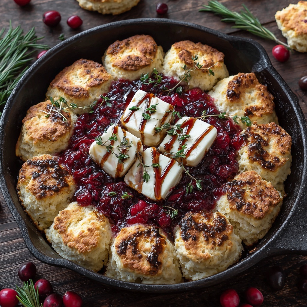 Cranberry Brie Biscuit Dip Recipe - Recipe Image