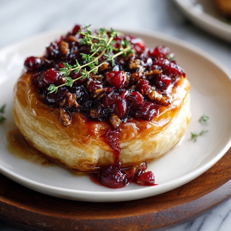 Maple-Cranberry Baked Brie Recipe