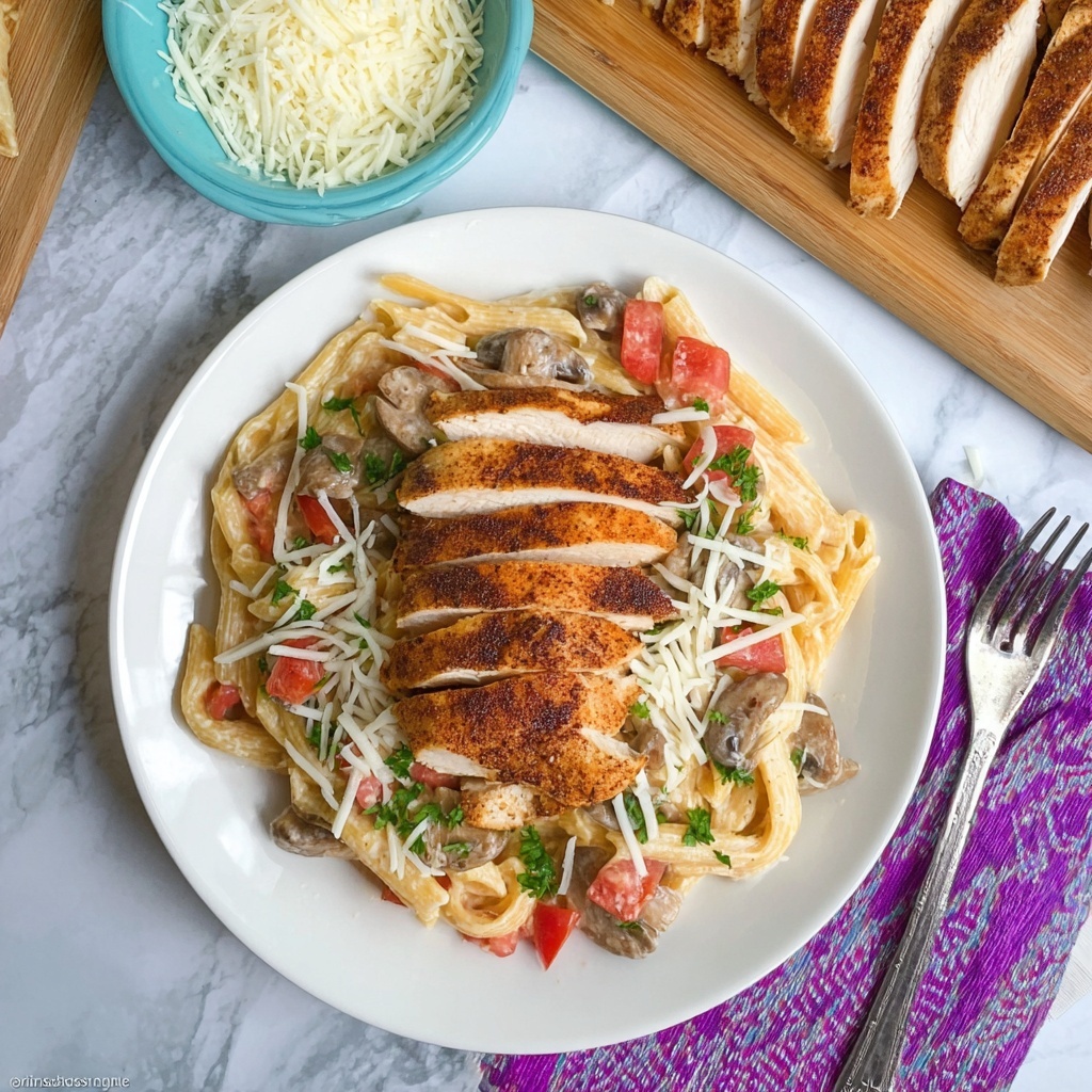 Healthier Cajun Chicken Pasta Recipe - Recipe Image