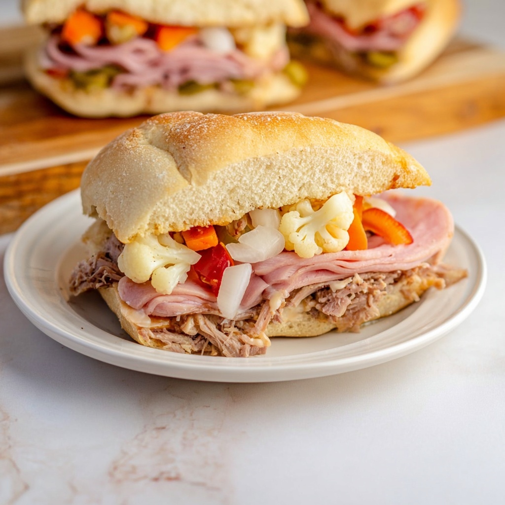 Italian Pulled Pork Sandwiches Recipe - Recipe Image