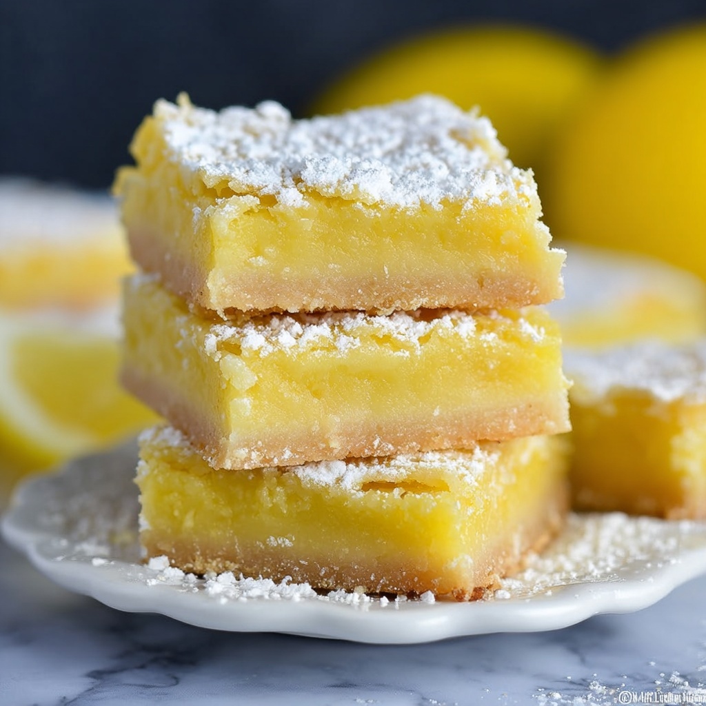 Lemon Squares Recipe - Recipe Image