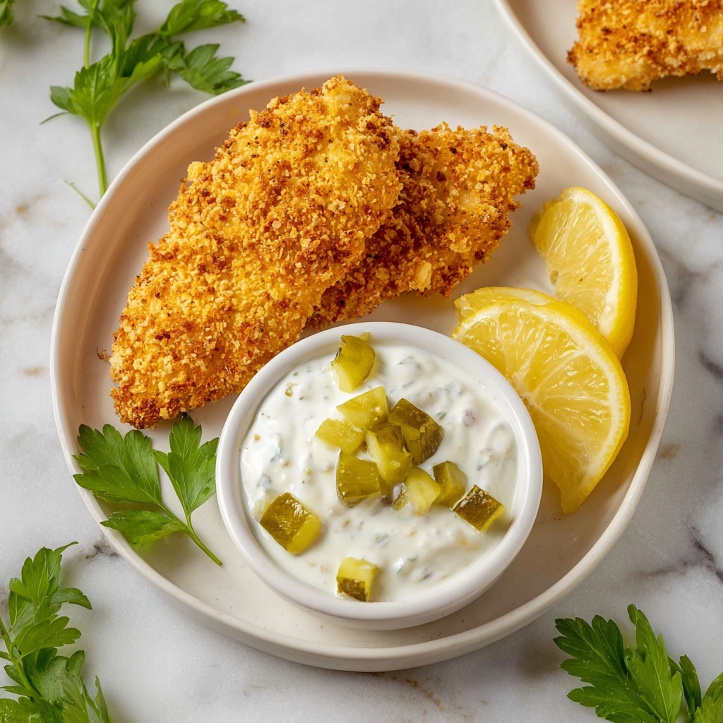 Creamy Greek Yogurt Tartar Sauce Recipe - Recipe Image