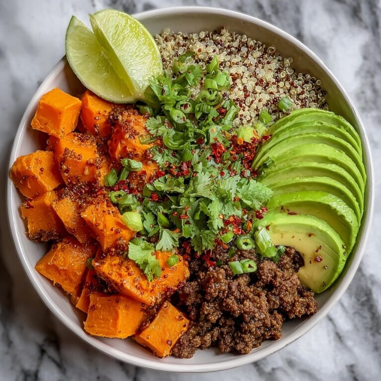 Spicy Beef & Sweet Potato Protein Bowl Recipe