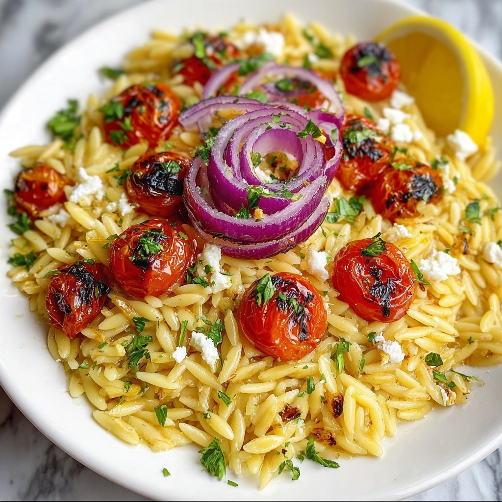 Greek Lemon Herb Orzo Dinner Recipe - Recipe Image