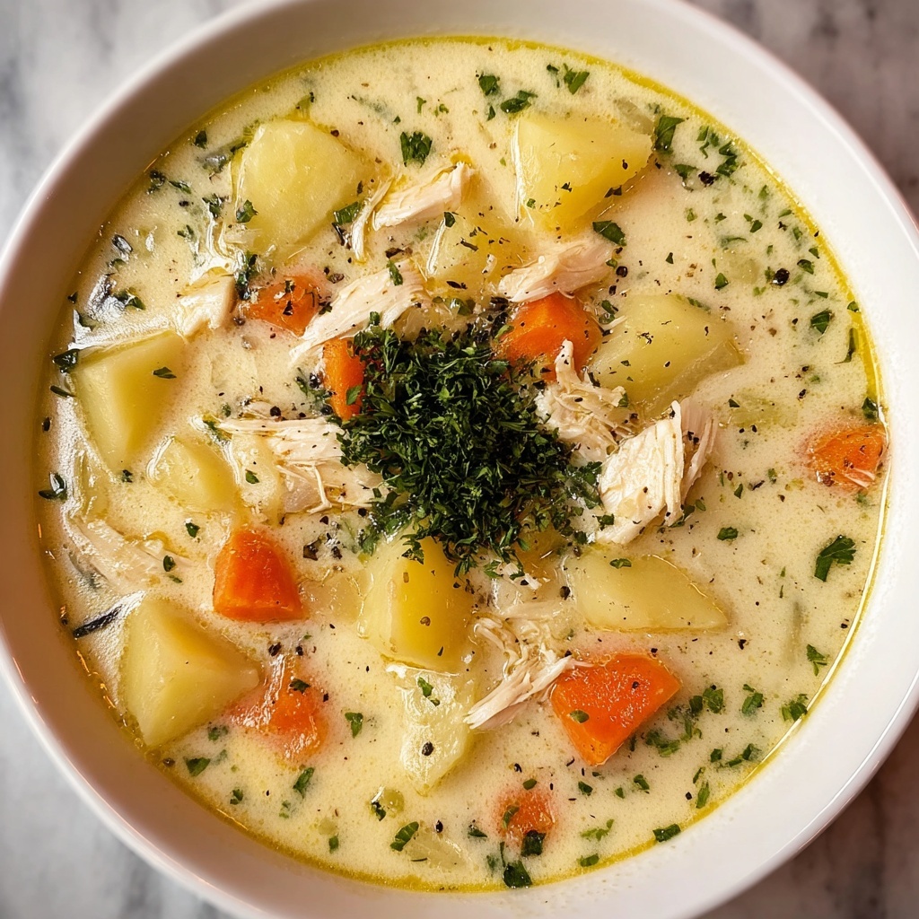 Creamy Chicken and Potato Soup Recipe - Recipe Image