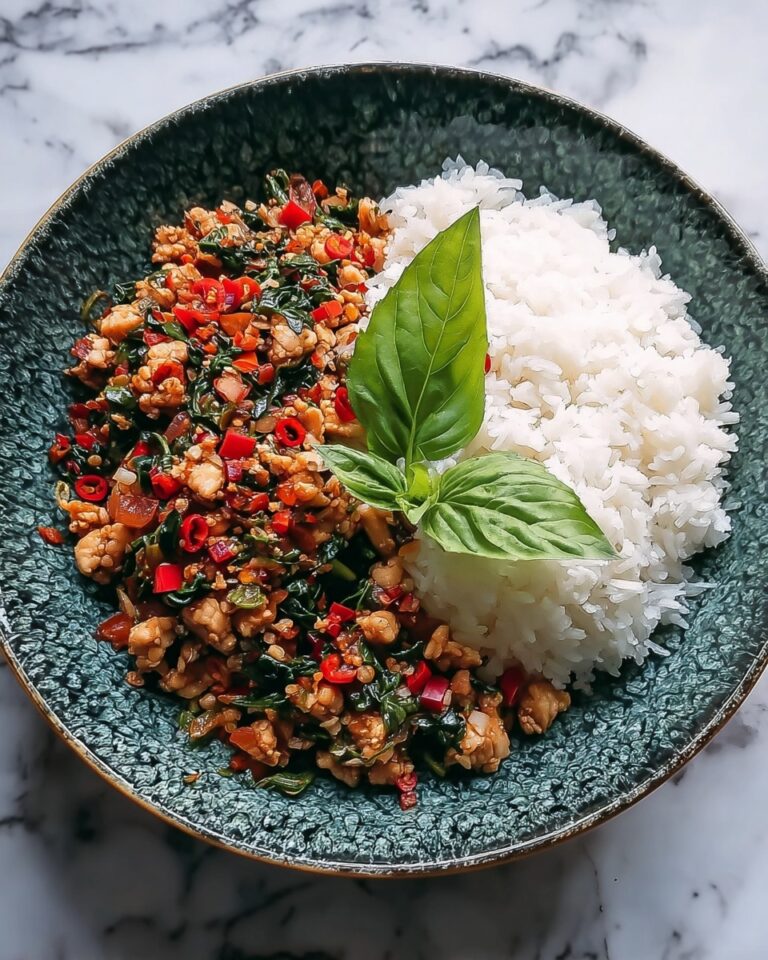 Spicy Thai Basil Chicken (Pad Krapow Gai) Recipe