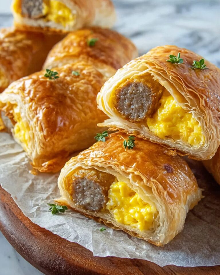 Sausage Egg & Cheese Roll-Ups Recipe