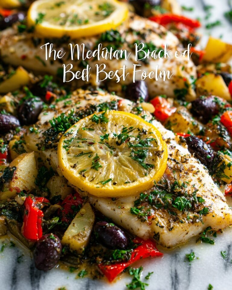 The Best Mediterranean Baked Fish Recipe