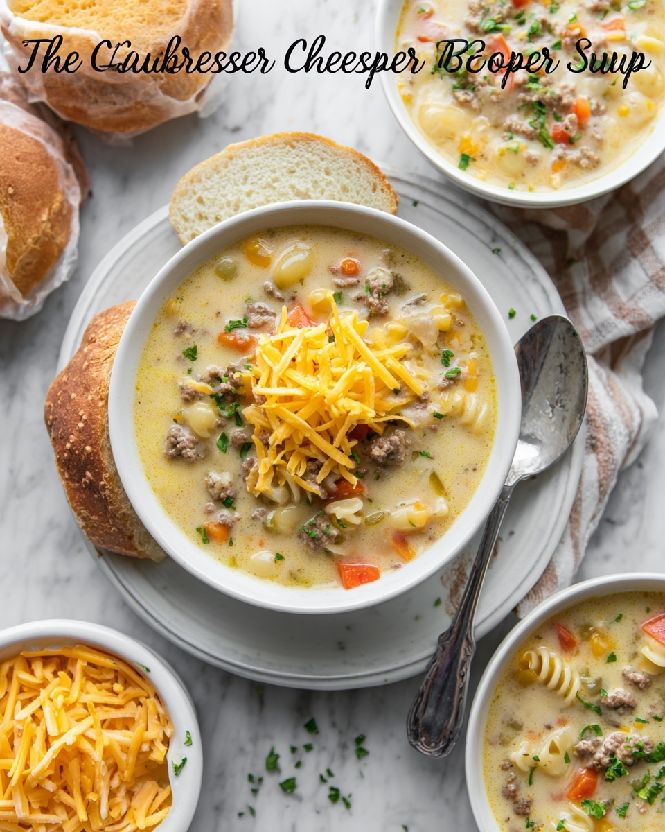 The Best Cheeseburger Soup Recipe - Recipe Image