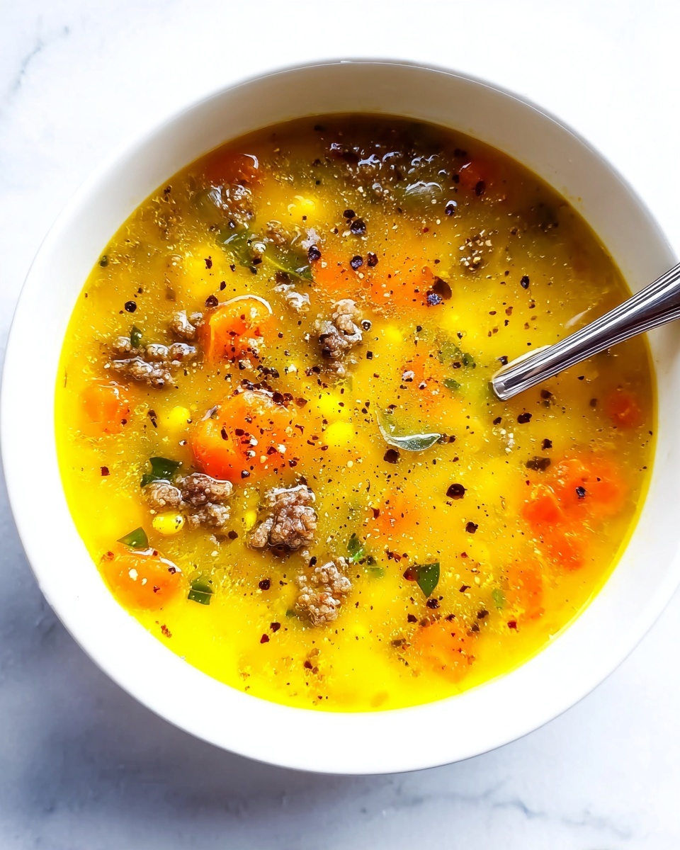 Hearty Turkey Cheeseburger Soup for Cozy Nights Recipe - Recipe Image