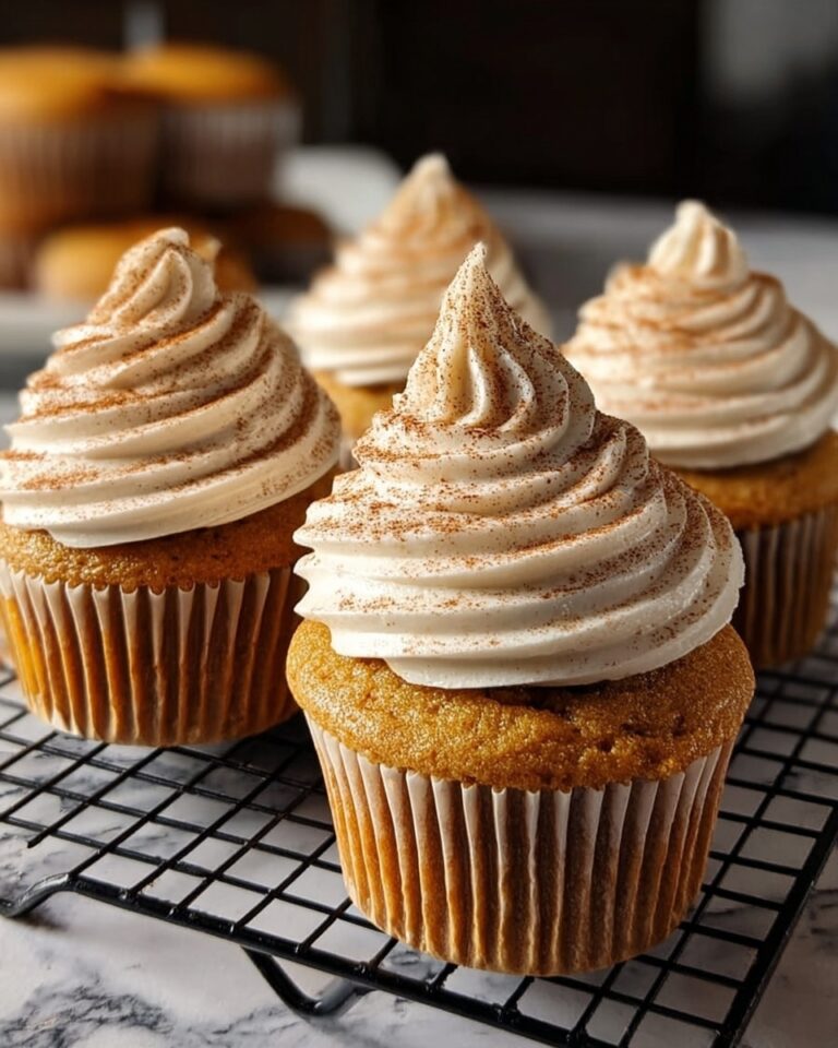 Pumpkin Cupcakes with Cinnamon Cream Cheese Frosting Recipe