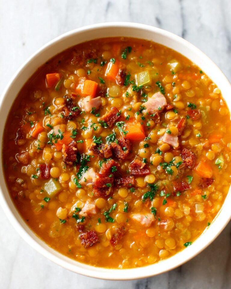 Ham and Lentil Soup (Slow Cooker) Recipe