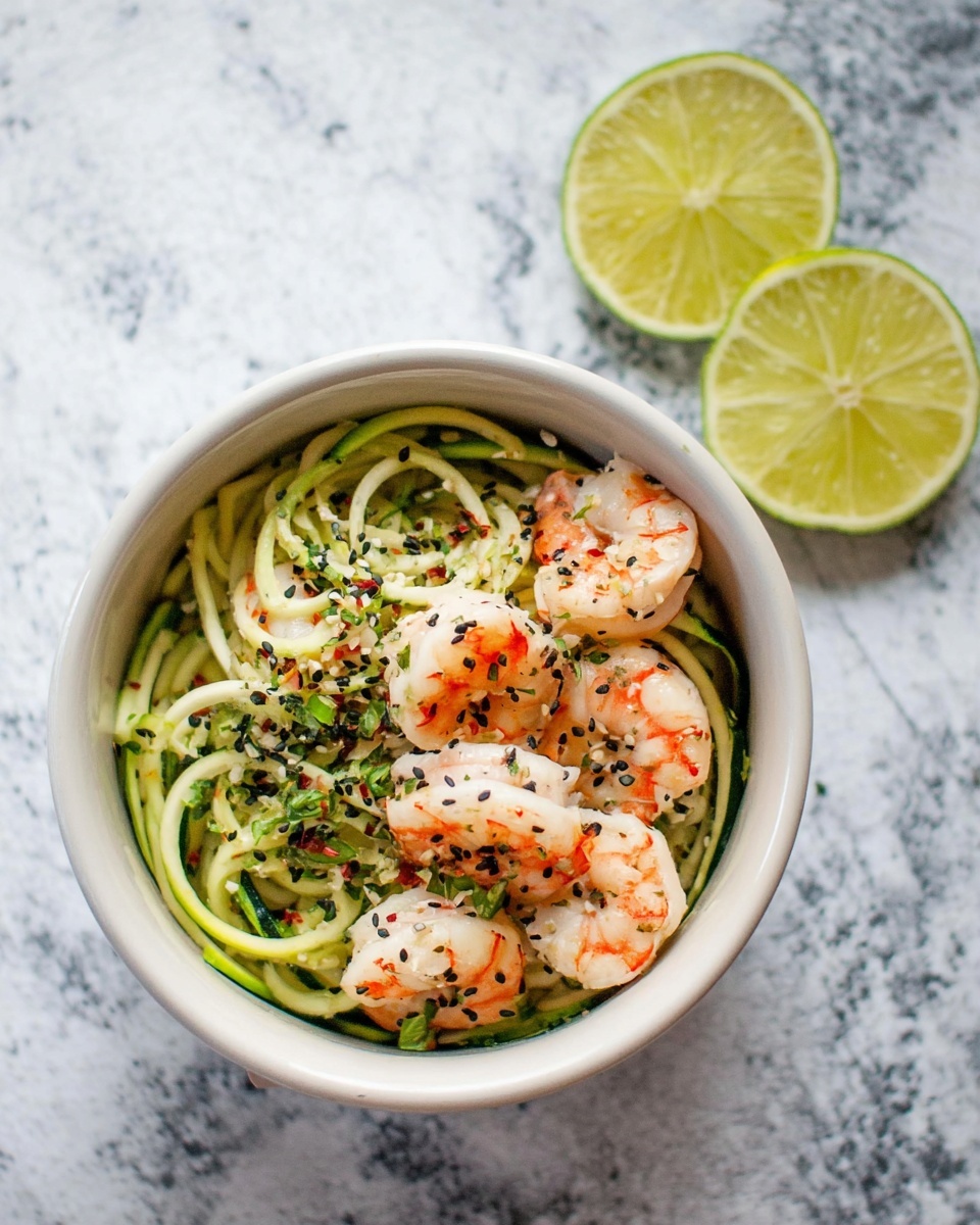 Sweet Chili Shrimp Zoodles Recipe - Recipe Image