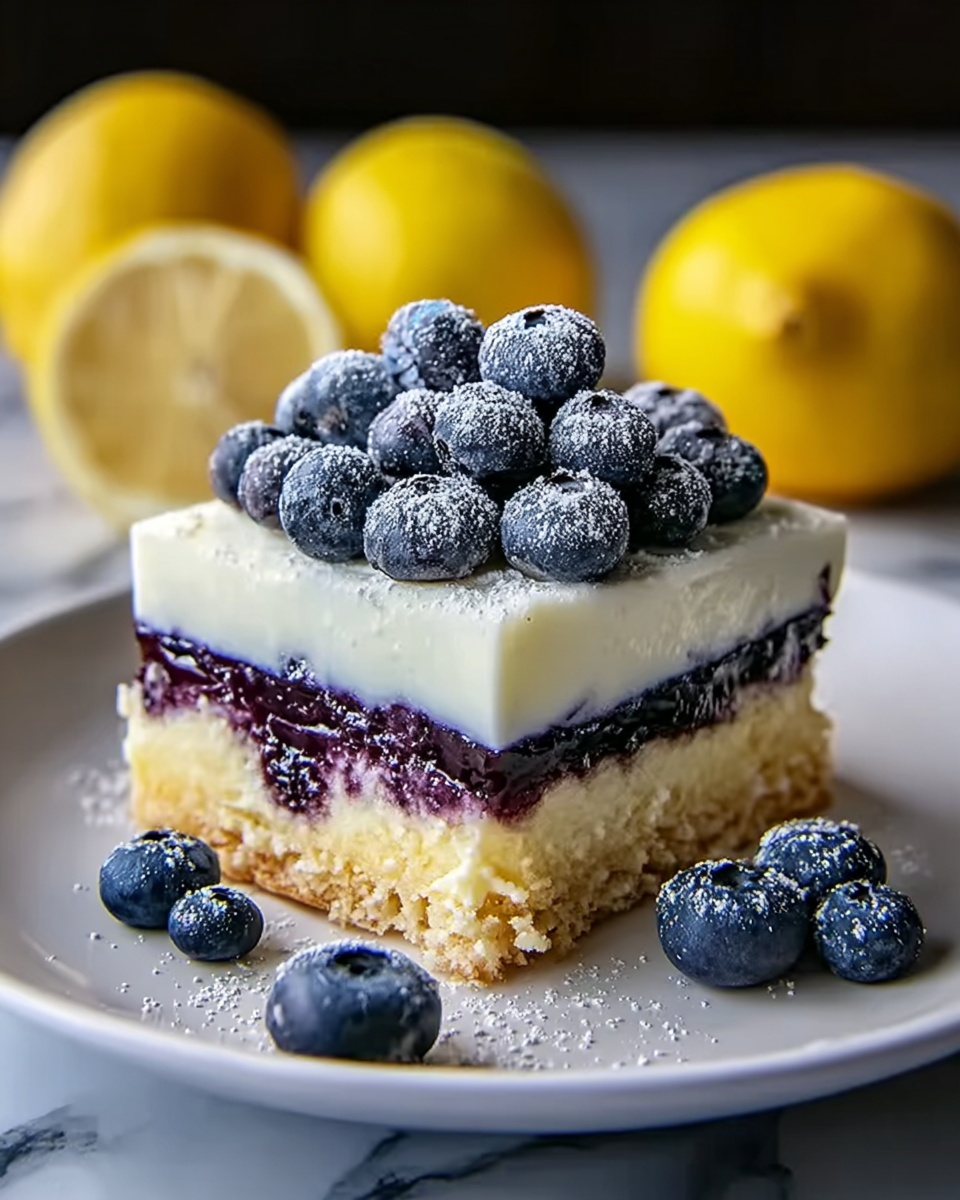 Lemon Blueberry Sheet Cake – A Summery Delight for Every Occasion Recipe - Recipe Image