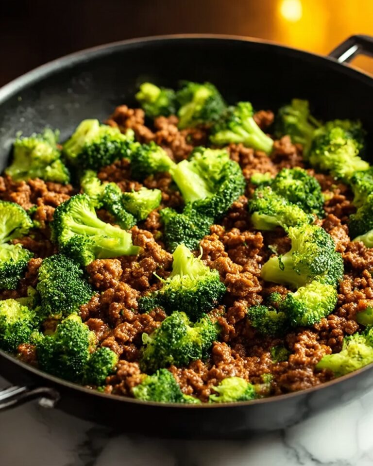 Flavor-Packed & Fast: Keto Hamburger Broccoli Skillet Recipe