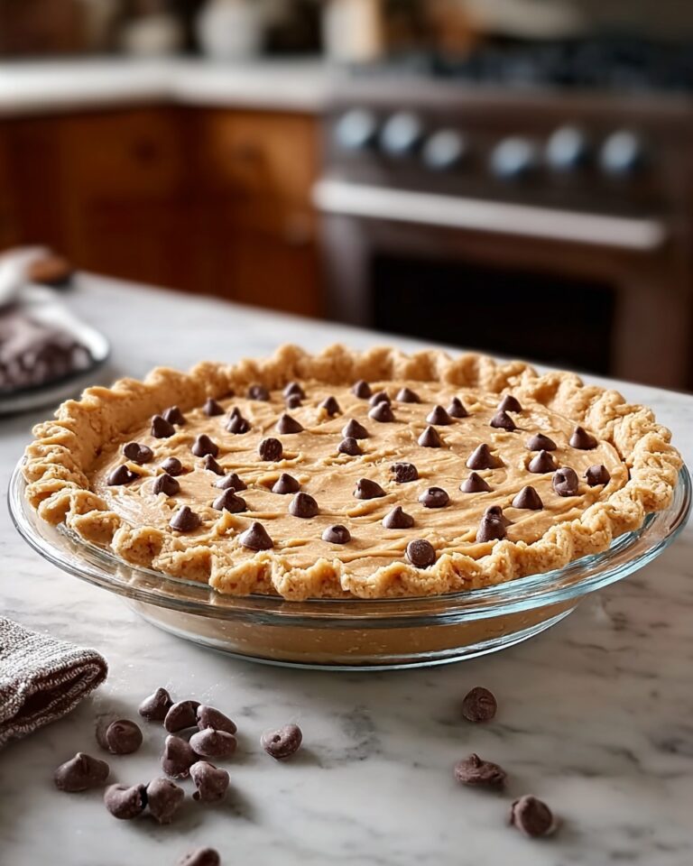 Outrageously Gooey Chocolate Chip Cookie Pie Recipe