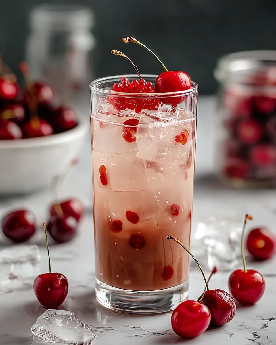 Refreshing Iced Cherry Chai Starbucks Copycat Recipe - Recipe Image