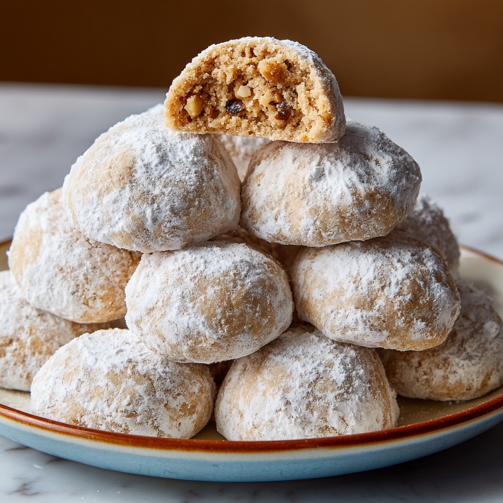 Easy Pumpkin Spice Snowball Cookies Recipe - Recipe Image