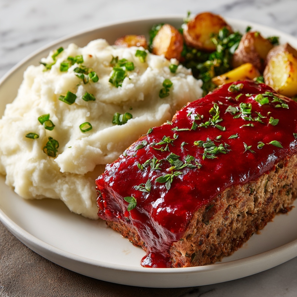 Classic Meatloaf with Tangy Glaze Recipe - Recipe Image