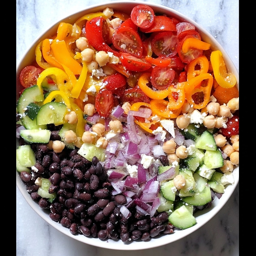 Two Bean Mediterranean Salad Recipe - Recipe Image