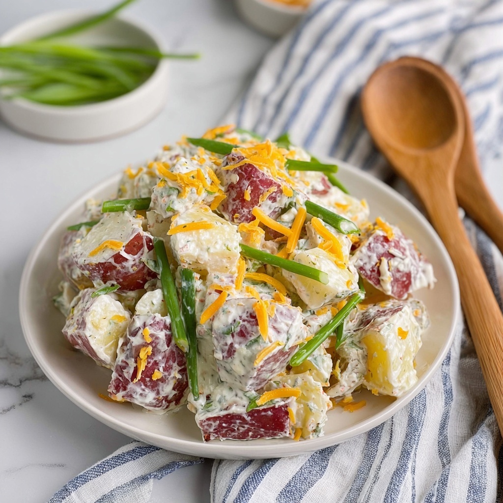 Healthier Bacon Ranch Potato Salad Recipe - Recipe Image