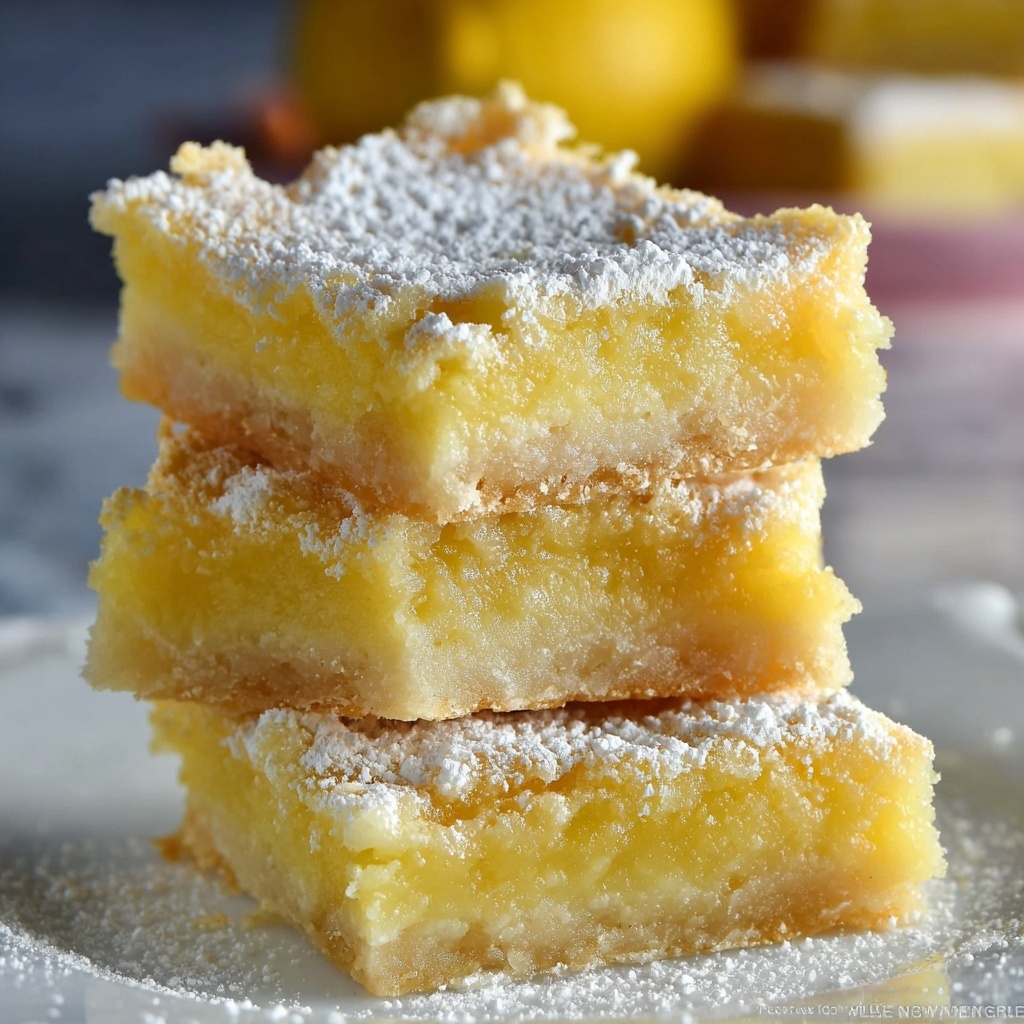 Lemon Squares Recipe - Recipe Image