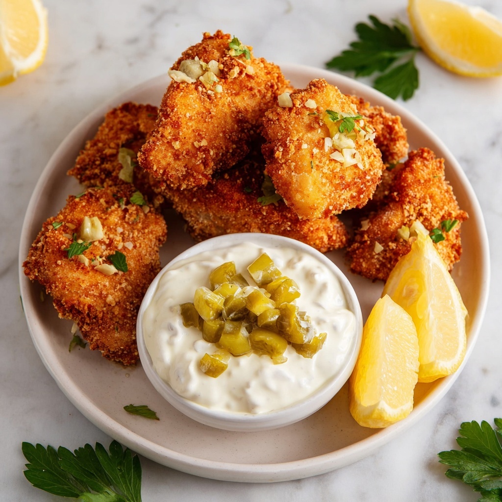 Creamy Greek Yogurt Tartar Sauce Recipe - Recipe Image