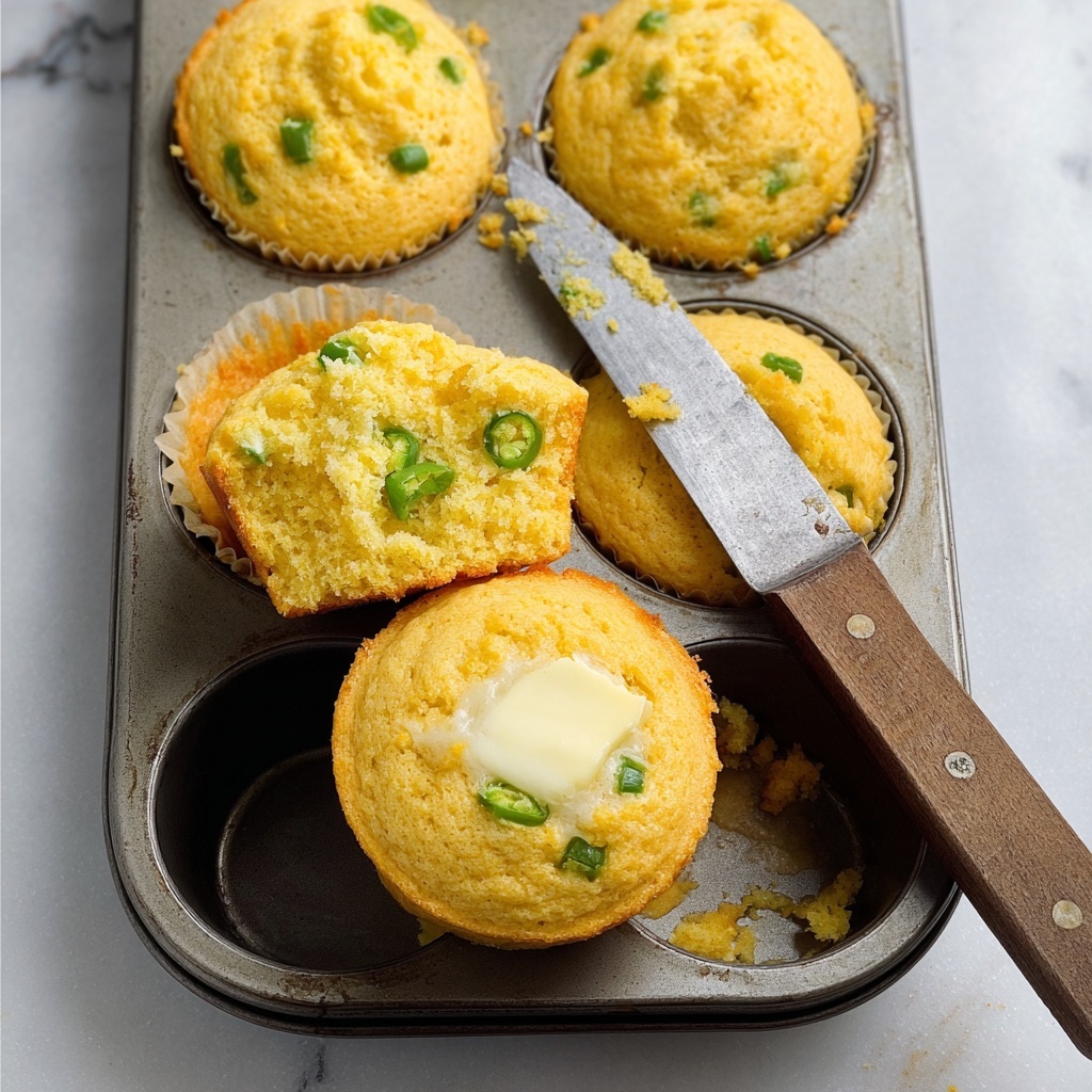 Jalapeño Cornbread Muffins Recipe - Recipe Image