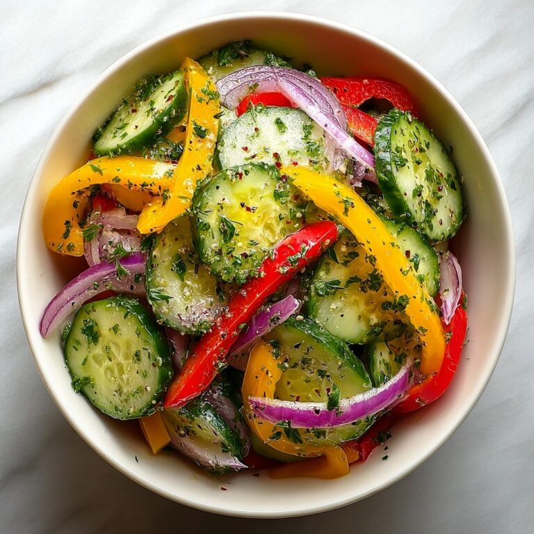 Cucumber Sweet Pepper Salad Recipe
