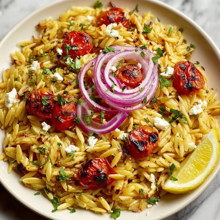 Greek Lemon Herb Orzo Dinner Recipe