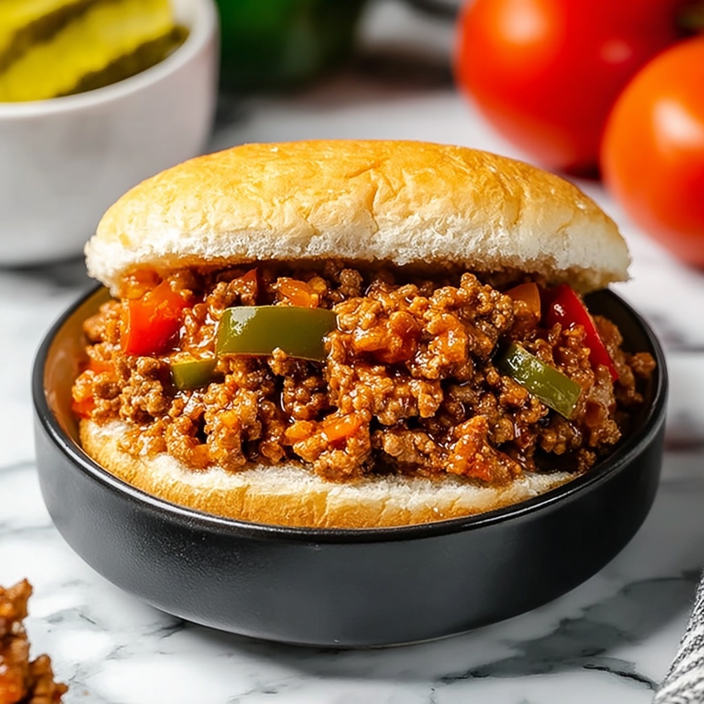 Philly Cheese Steak Sloppy Joes Recipe - Recipe Image