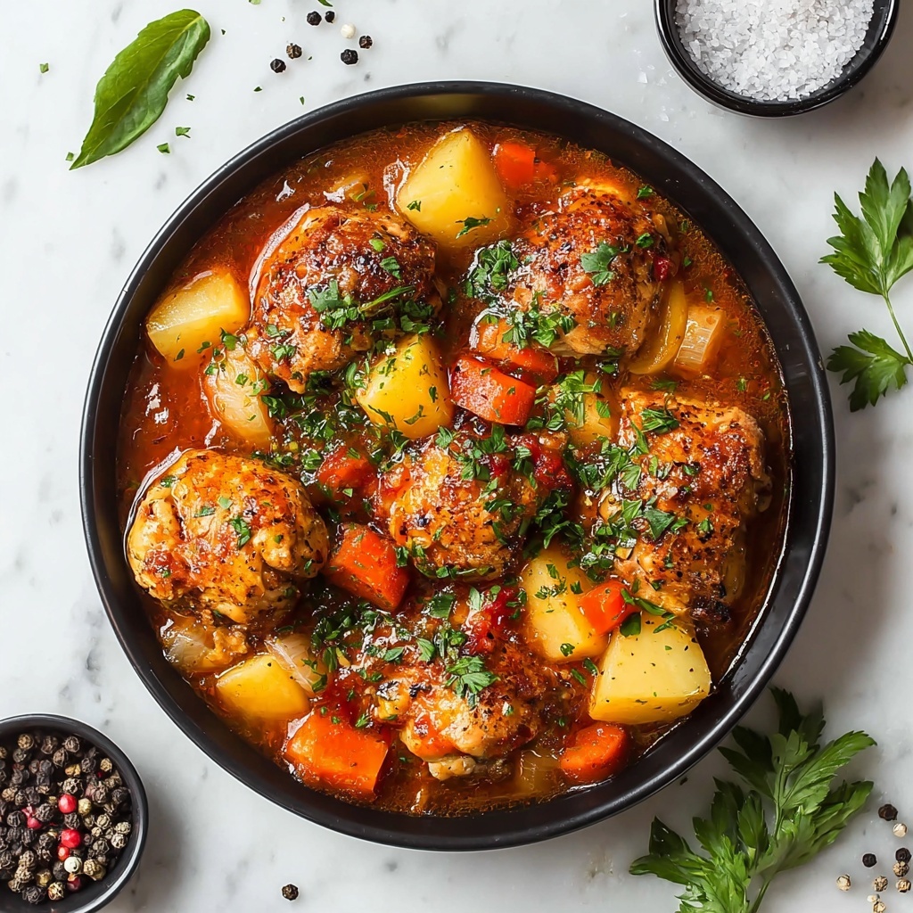 Braised Catalina Chicken Recipe - Recipe Image