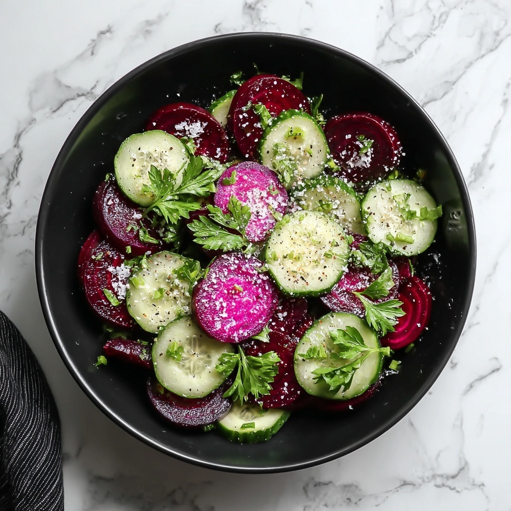 Fresh Cucumber and Beet Salad Recipe - Recipe Image