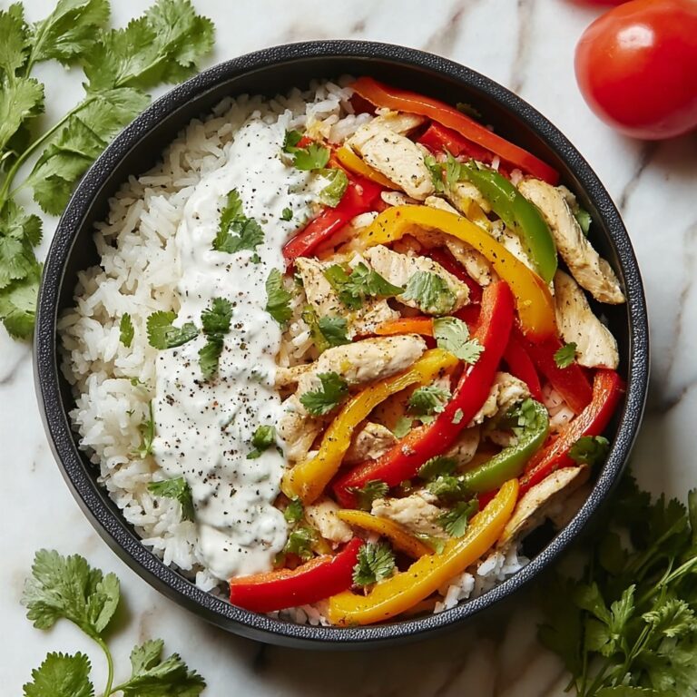 Chicken Fajita Rice Bowl Recipe