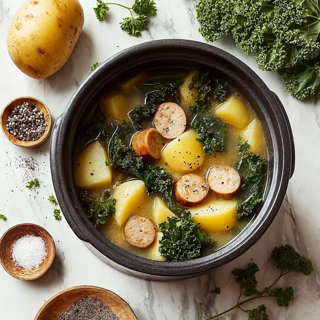 Sausage, Potato, and Kale Soup Recipe - Recipe Image
