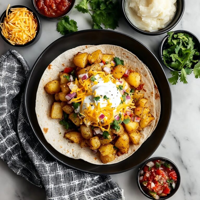 Cheesy Potato Burritos Recipe