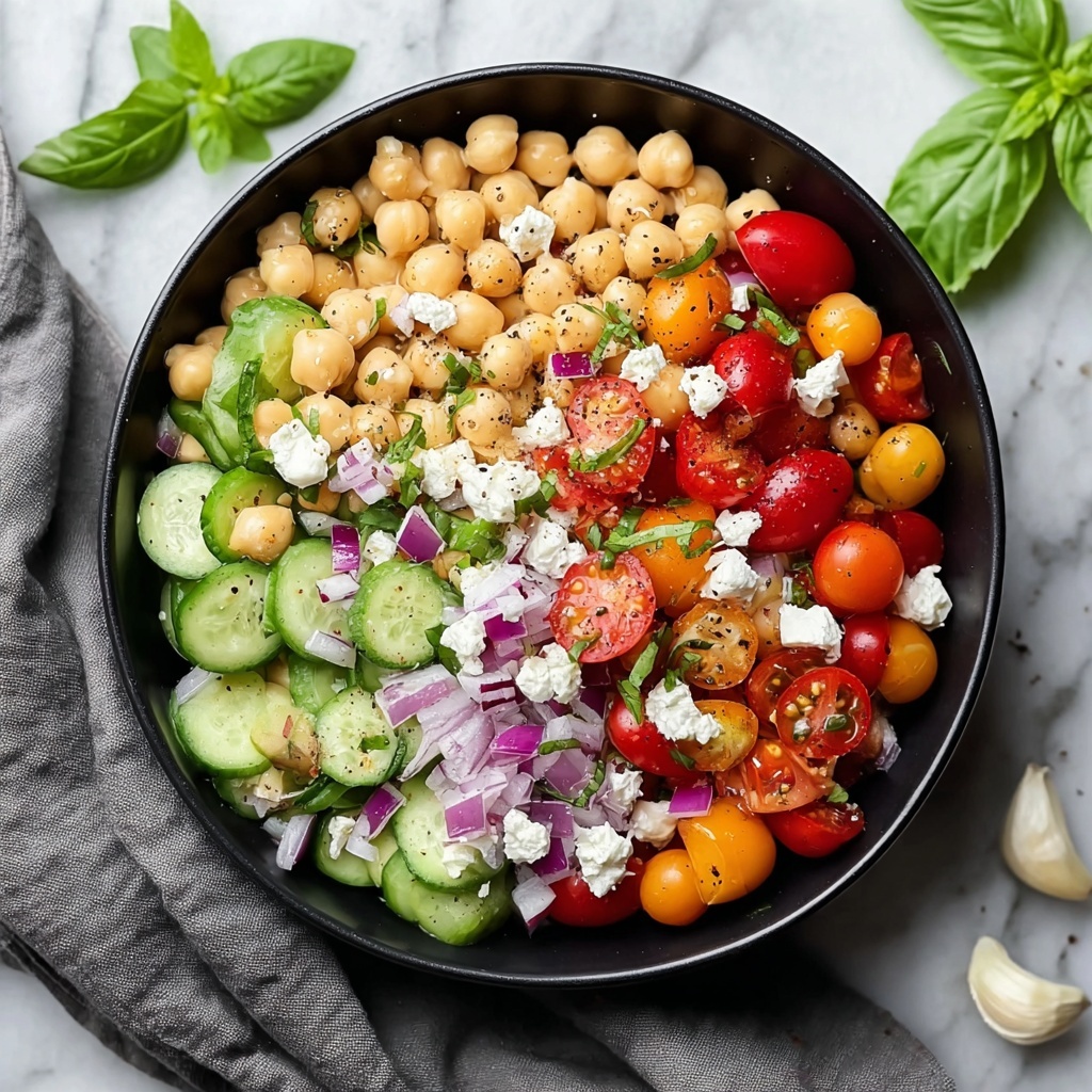 Mediterranean Chickpea Salad Recipe - Recipe Image